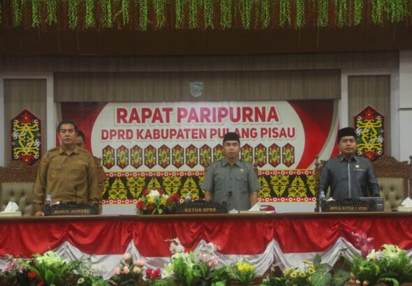 Pemkab Pulang Pisau Sampaikan Tanggapan Dua Raperda Inisiatif DPRD