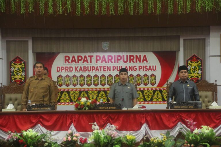 Pemkab Pulang Pisau Sampaikan Tanggapan Dua Raperda Inisiatif DPRD